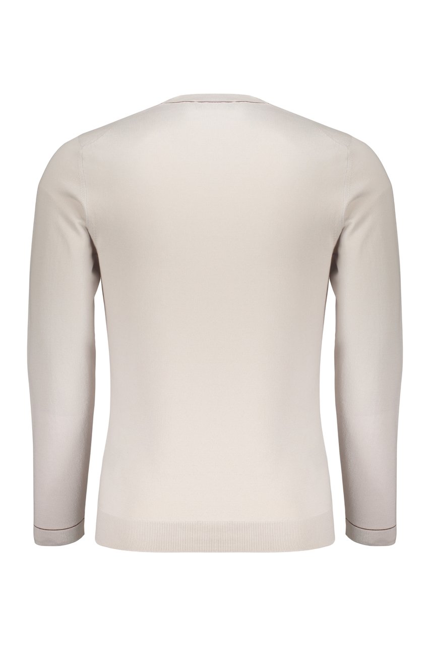 Moorer Cotton sweater Bruin