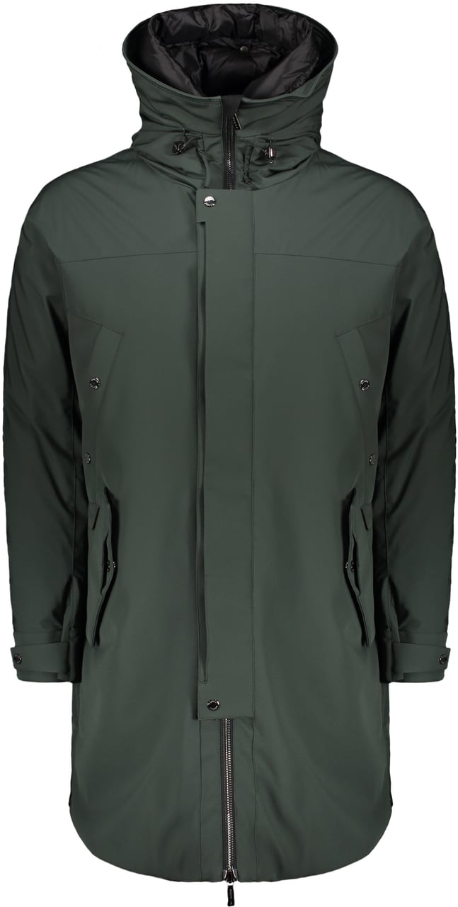 Moorer Uranio-Gs hooded parka Bruin