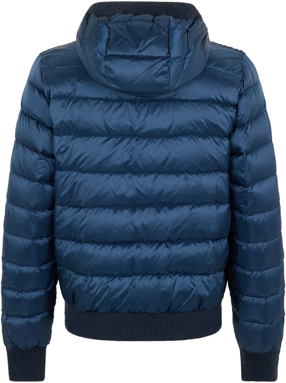 Moorer Modern sporty hoodie Blauw