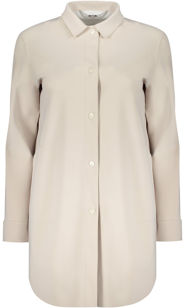 Moorer Vanda buttoned jacket Beige