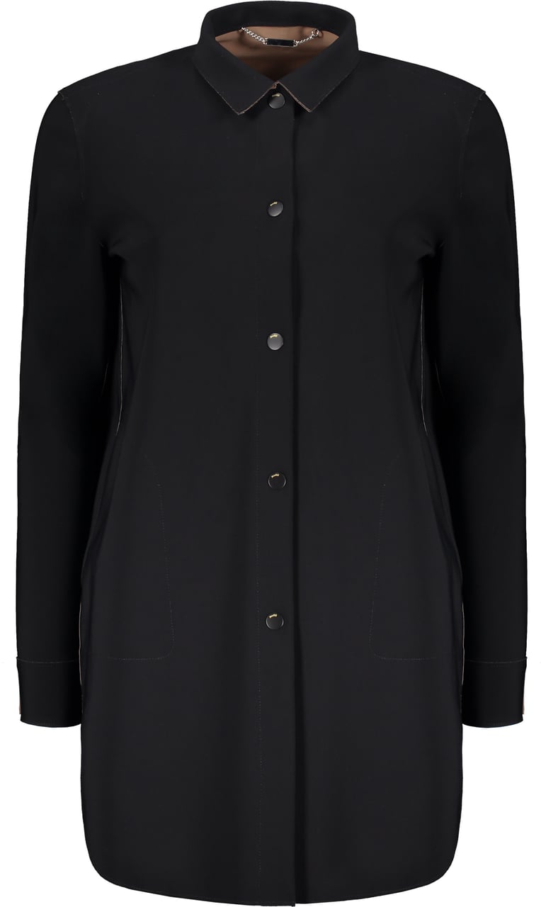 Moorer Vanda techno fabric jacket Zwart