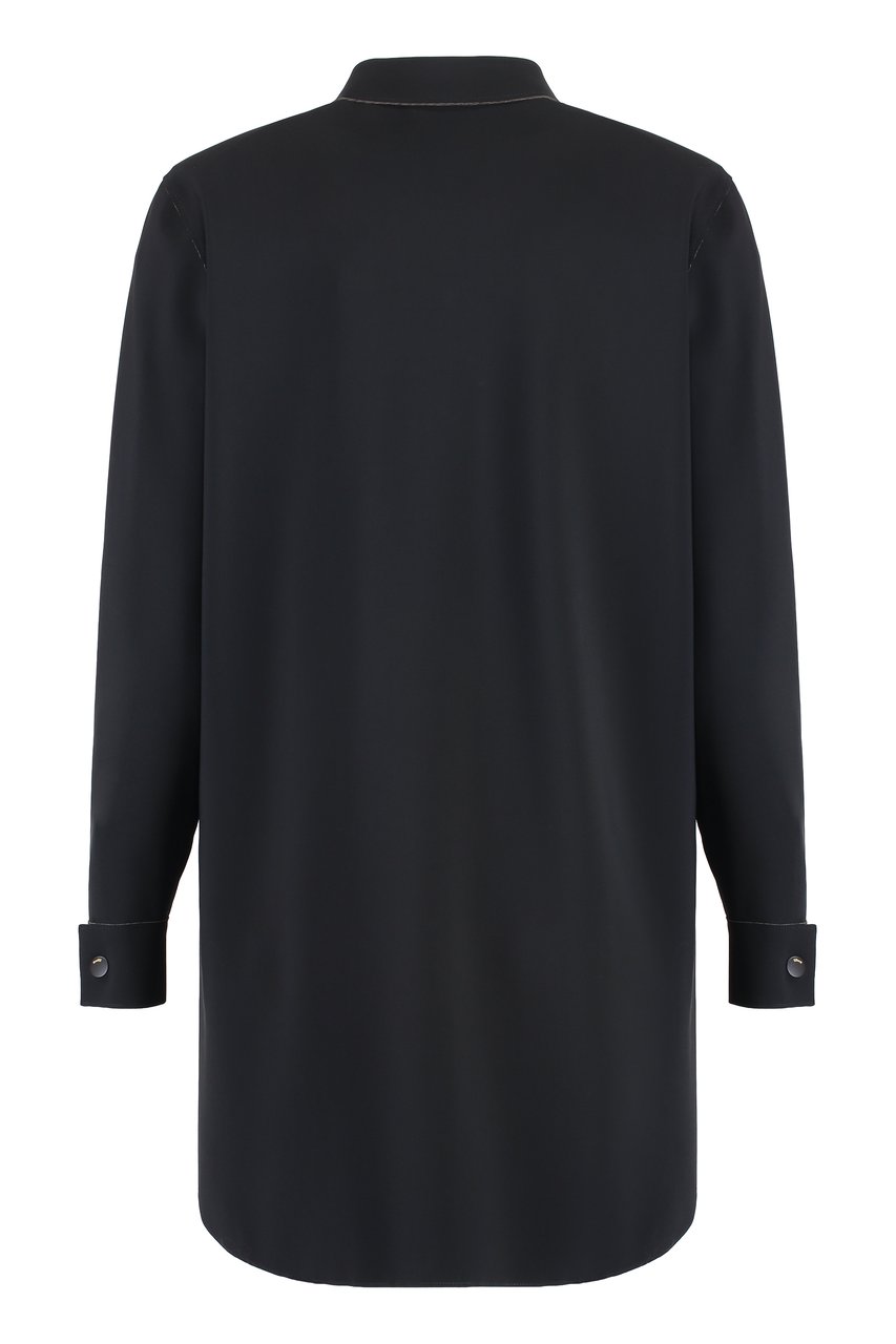 Moorer Vanda techno fabric jacket Zwart