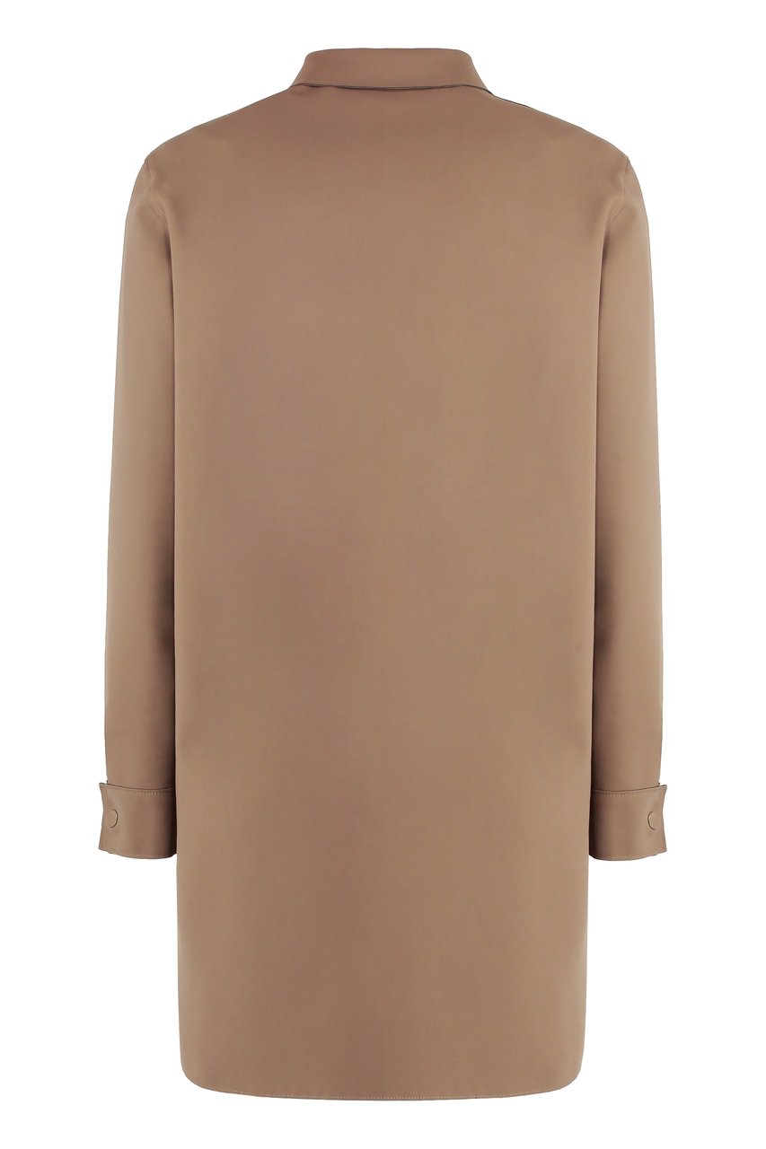 Moorer Vanda techno fabric jacket Taupe