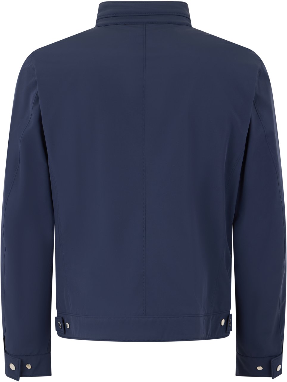 Moorer Light blue jacket, versatile and practical Blauw