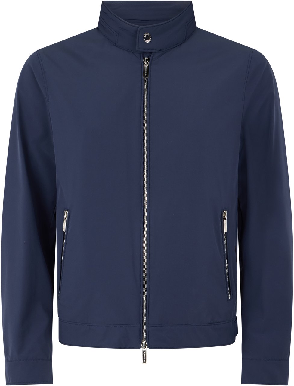 Moorer Light blue jacket, versatile and practical Blauw