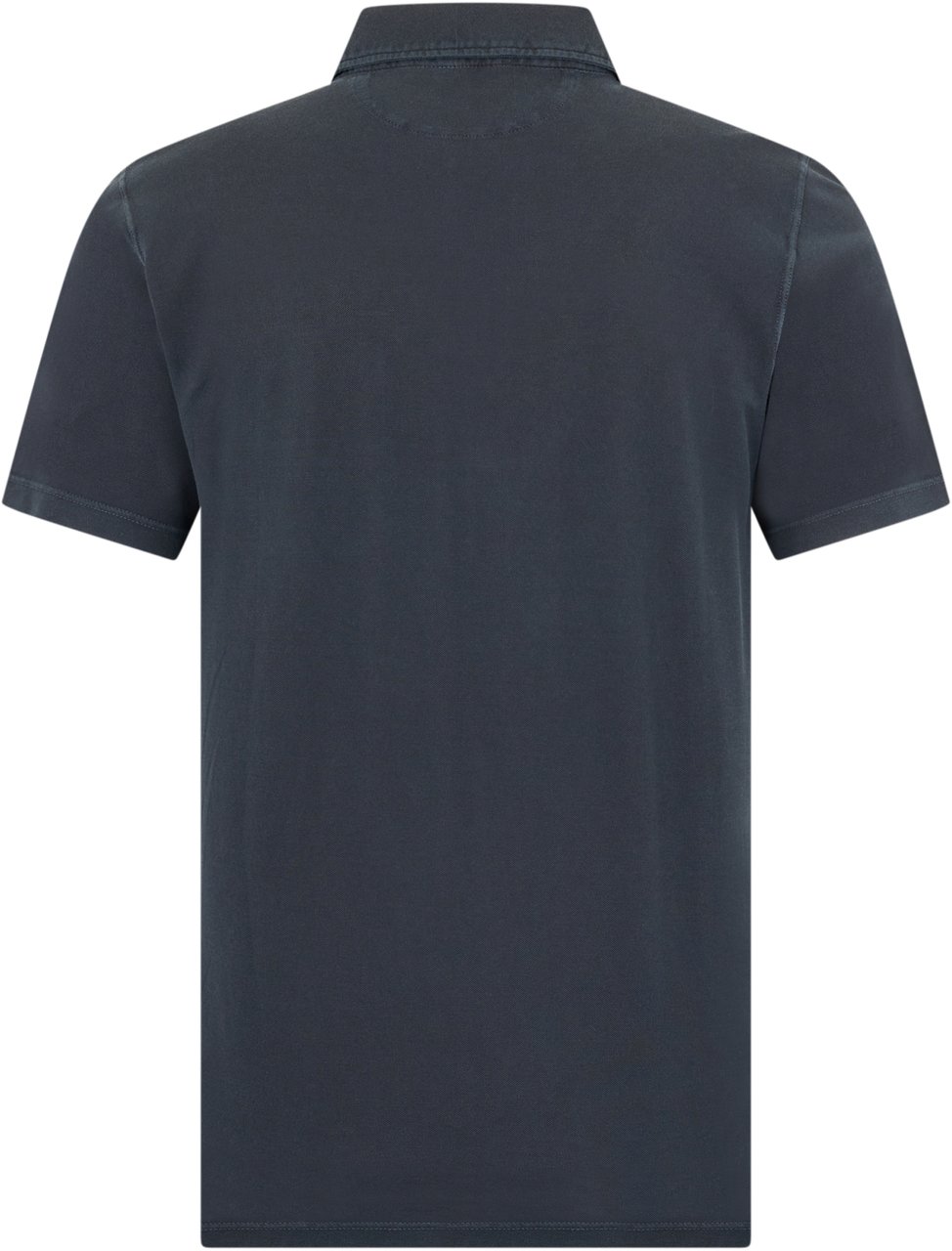 Moorer Dark Blue Polo Soft and Versatile Sizes Available Blauw