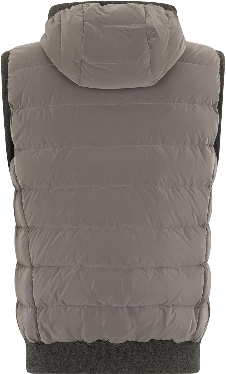 Moorer Elegant and versatile quilted vest for any occasion Beige