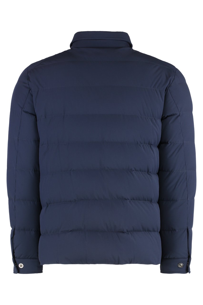 Moorer Veton added jacket Blauw