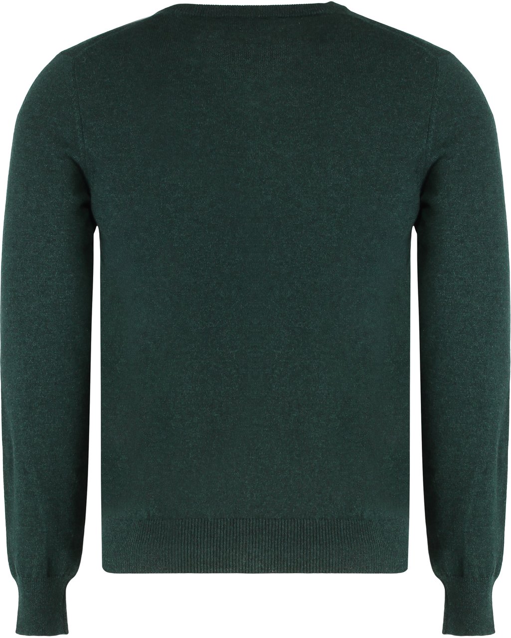 Moorer Cashmere sweater with V-neck Groen