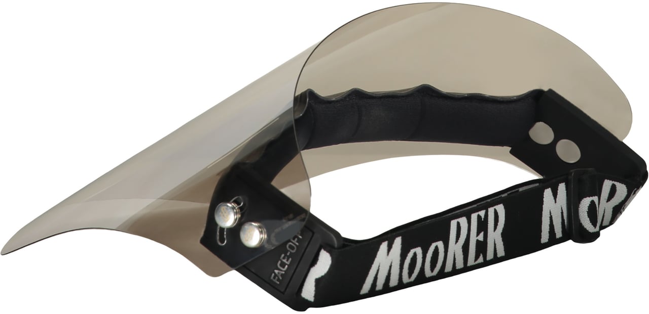 Moorer Hat with transparent visor Bruin