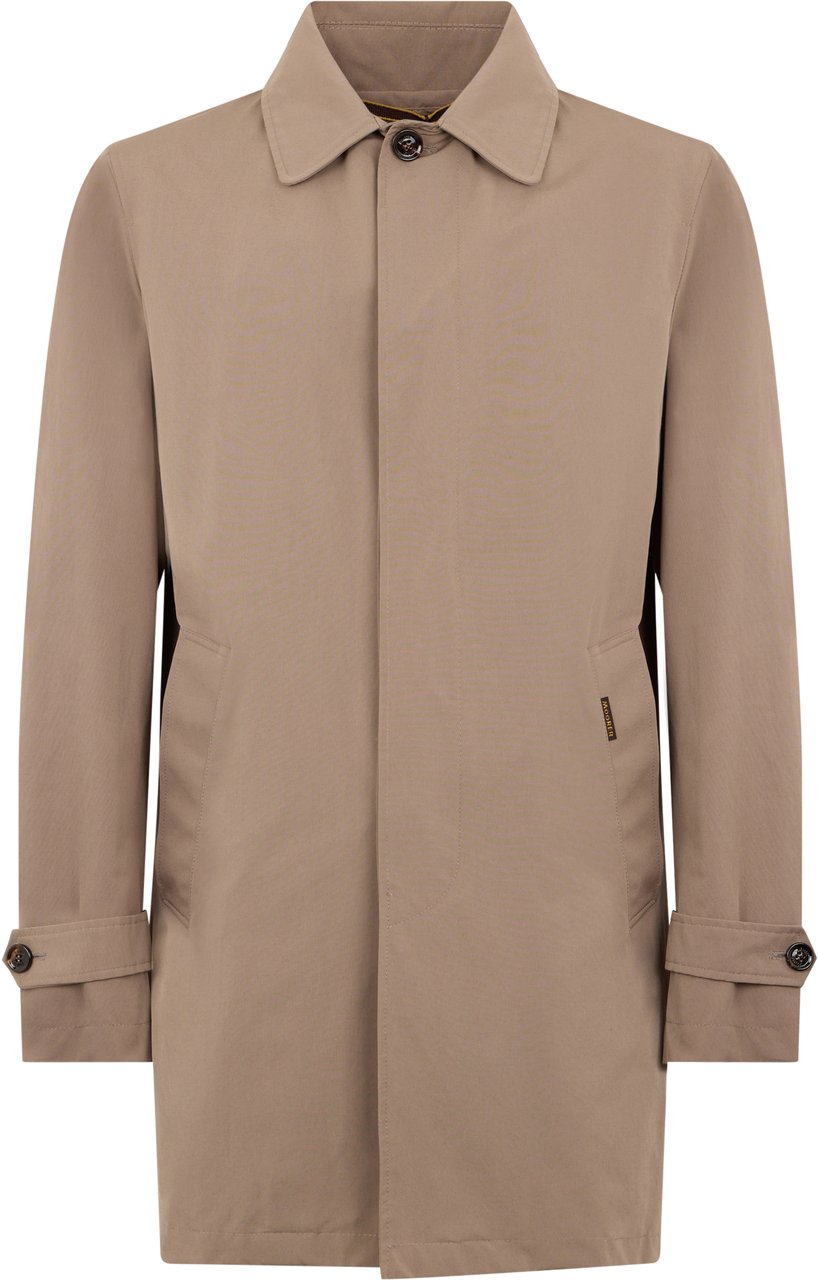 Moorer Light Beige Jacket Classic Elegant and Versatile Grijs