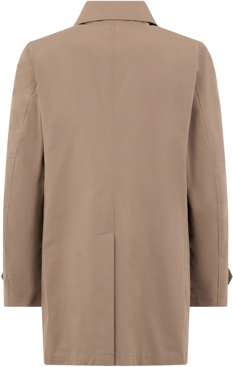 Moorer Light Beige Jacket Classic Elegant and Versatile Grijs