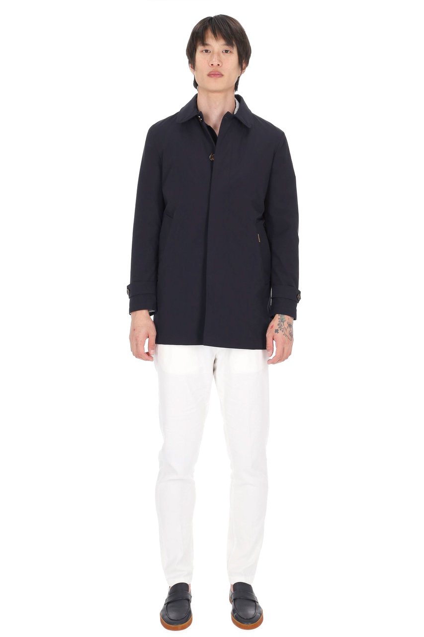 Moorer Vittor-Kn Bi-Elastic Waterproof Jacket Zwart