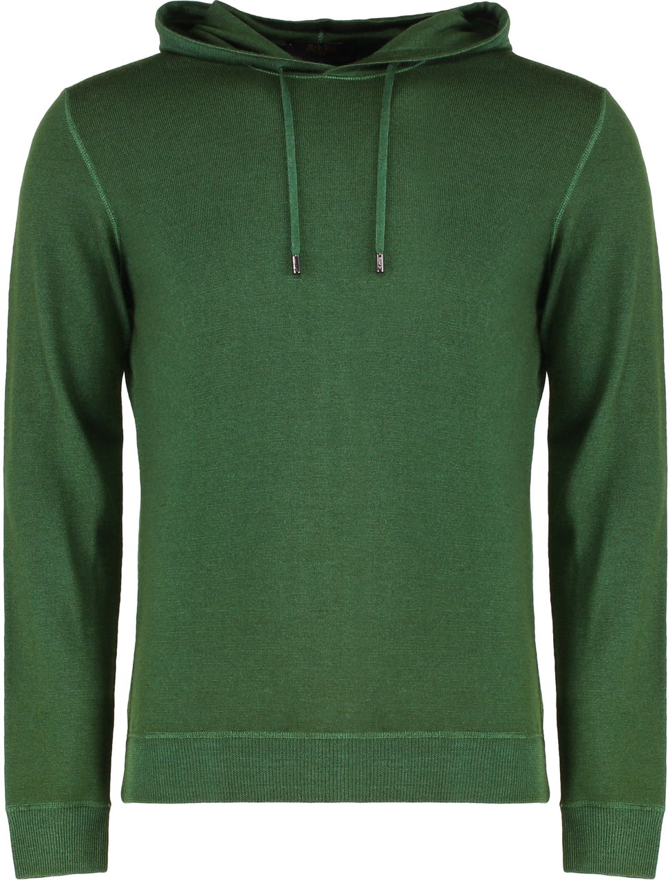 Moorer Zane knitted hoodie Groen