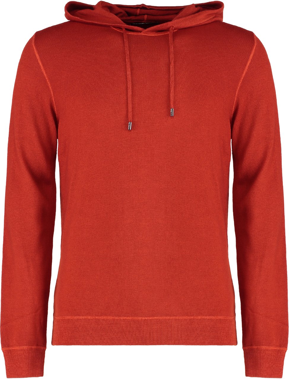 Moorer Zane knitted hoodie Oranje