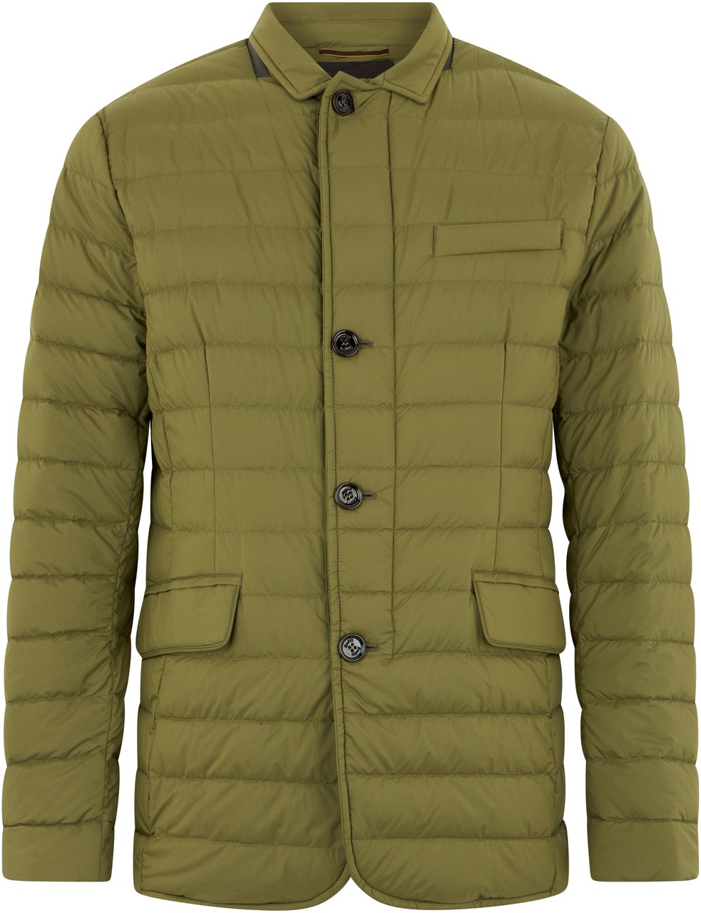 Moorer Green puffer jacket with versatile design Groen