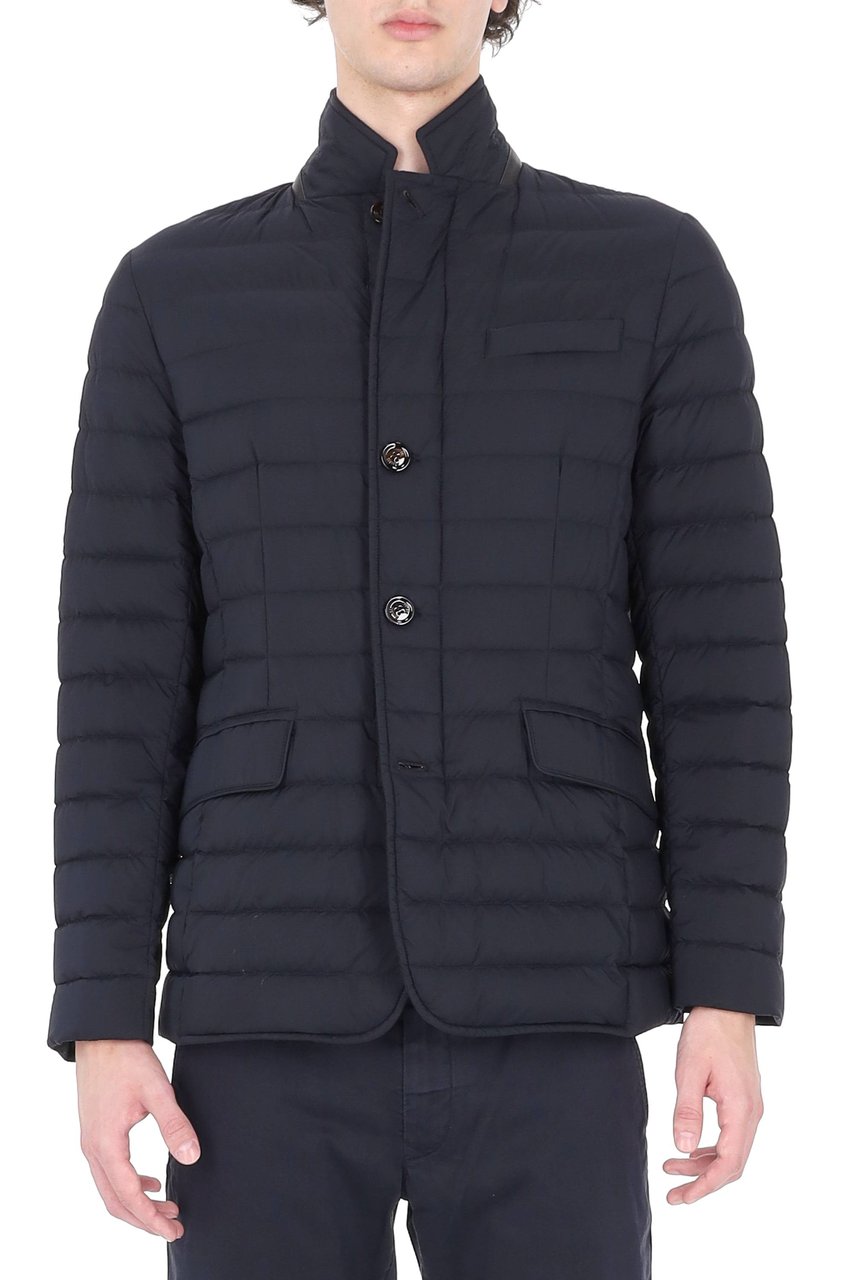 Moorer Zavyer-S3 Boudin-Quilted Down Jacket Zwart