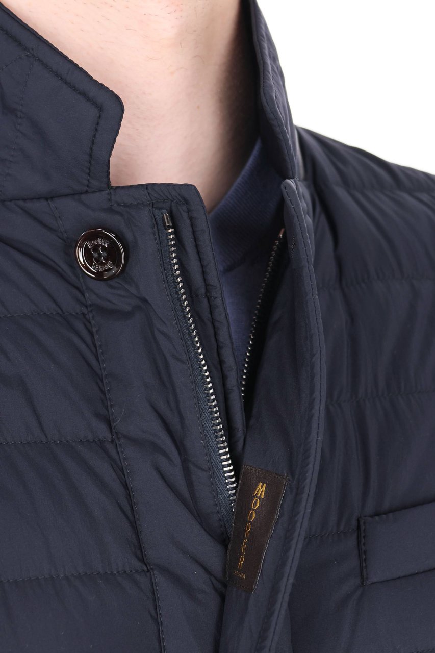 Moorer Zavyer-S3 Boudin-Quilted Down Jacket Zwart