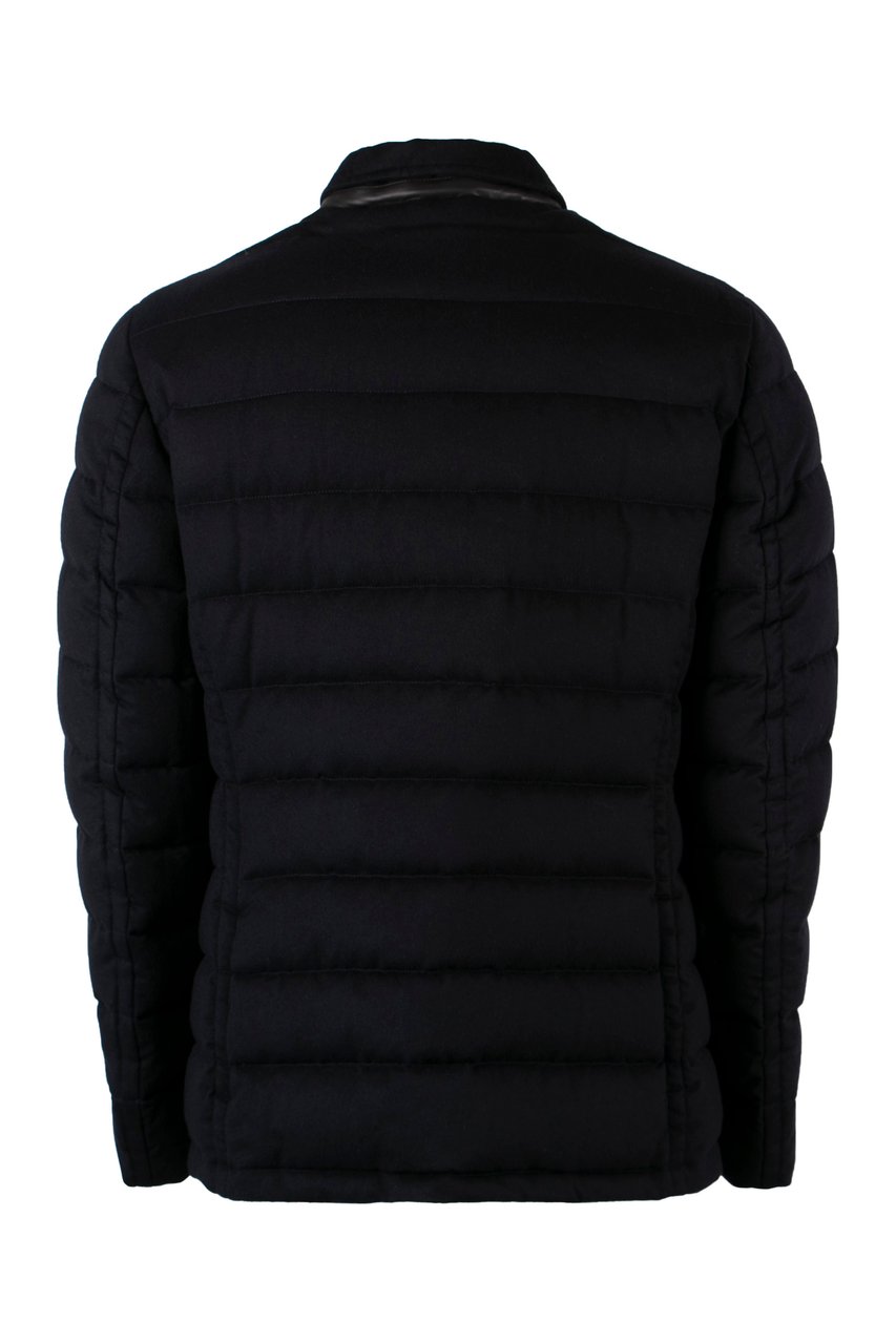 Moorer Zayn cashmere two-button blazer Navy