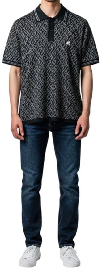 Moose Knuckles Heren Polo Zwart