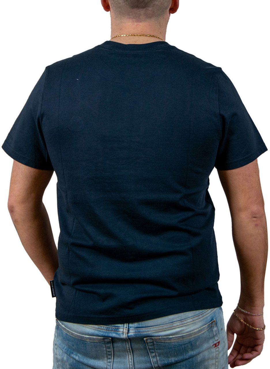 Moose Knuckles Moose Knuckles Crescent Tee Blauw