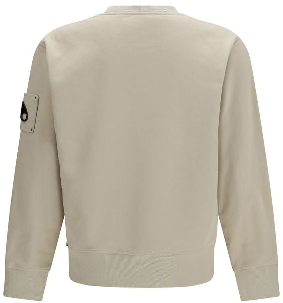 Moose Knuckles Beige Cotton Sweatshirt Beige