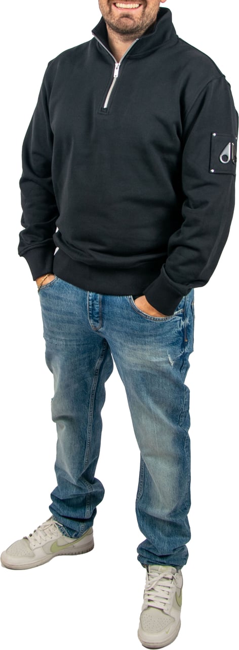 Moose Knuckles Moose Knuckles Hartsfield 1/4 Zip Zwart