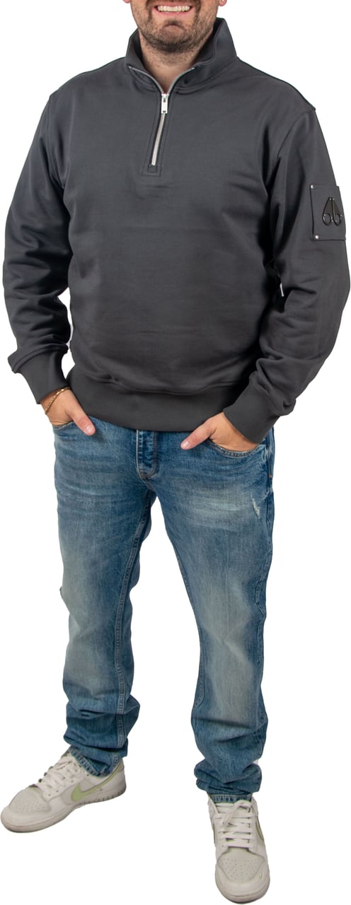 Moose Knuckles Moose Knuckles Hartsfield 1/4 Zip Grijs