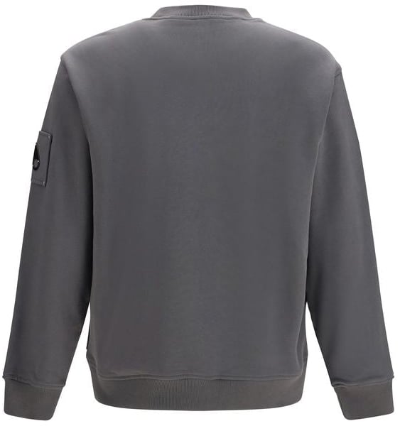 Moose Knuckles Gray Cotton Sweatshirt Grijs