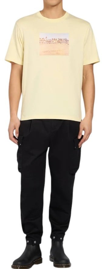 Moose Knuckles Heren T-shirt Geel