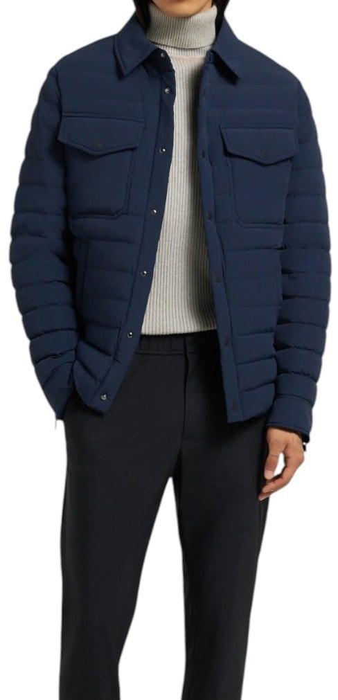 Moose Knuckles Heren Overshirt Blauw