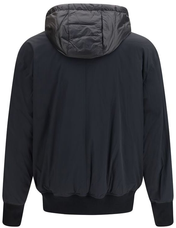 Moose Knuckles Black Nylon Bomber Zwart