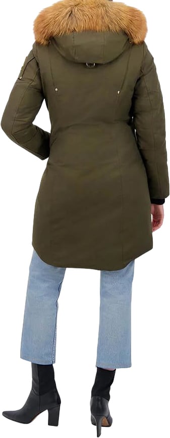 Moose Knuckles Army Cotton Jacket Coat Donkergroen