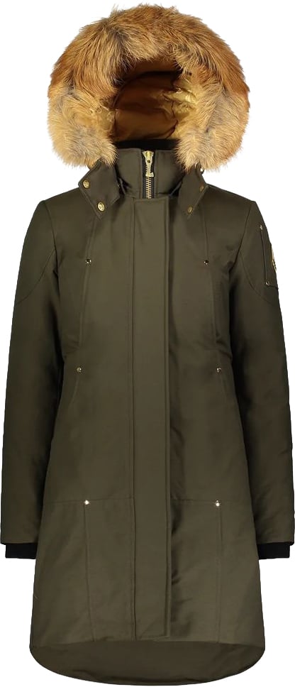 Moose Knuckles Army Cotton Jacket Coat Donkergroen