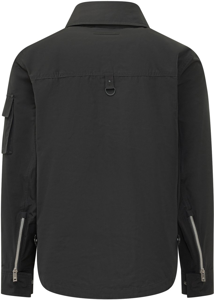 Moose Knuckles Giacca con Zip e Tasche con Patta Donkergrijs