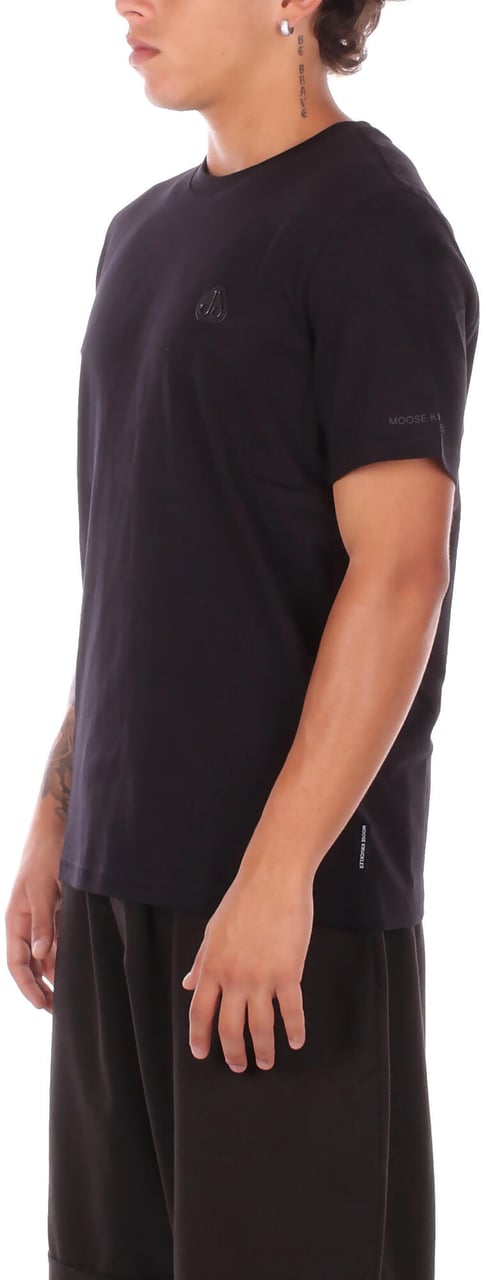 Moose Knuckles T-Shirts And Polos Black Zwart