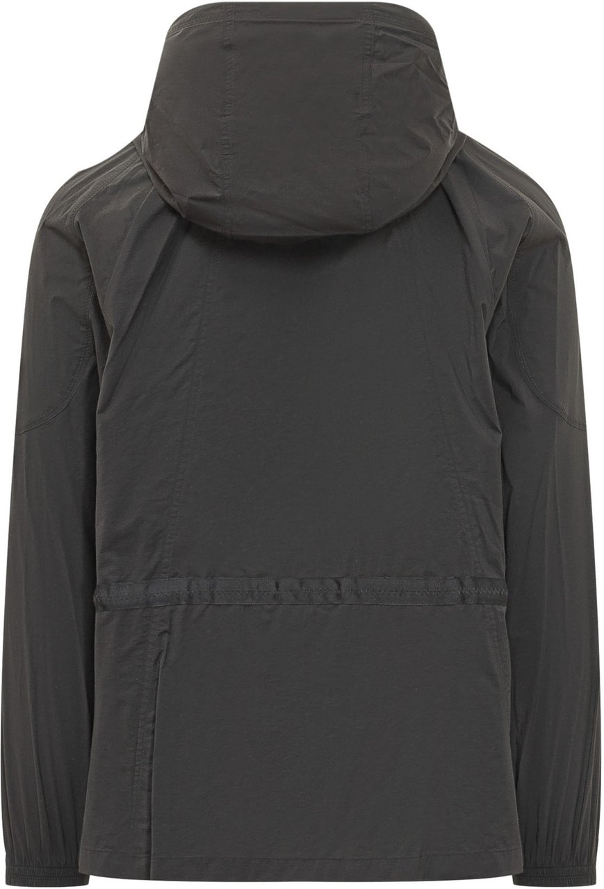 Moose Knuckles Giacca con Cappuccio e Zip Donkergrijs
