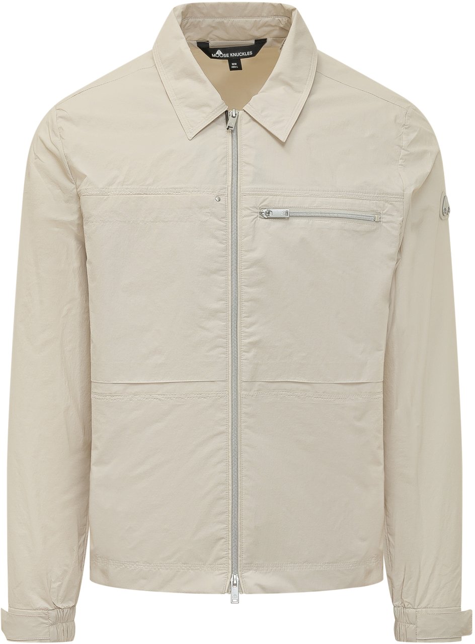 Moose Knuckles Giacca con Zip e Tasca con Zip Wit