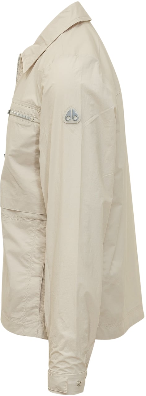 Moose Knuckles Giacca con Zip e Tasca con Zip Wit