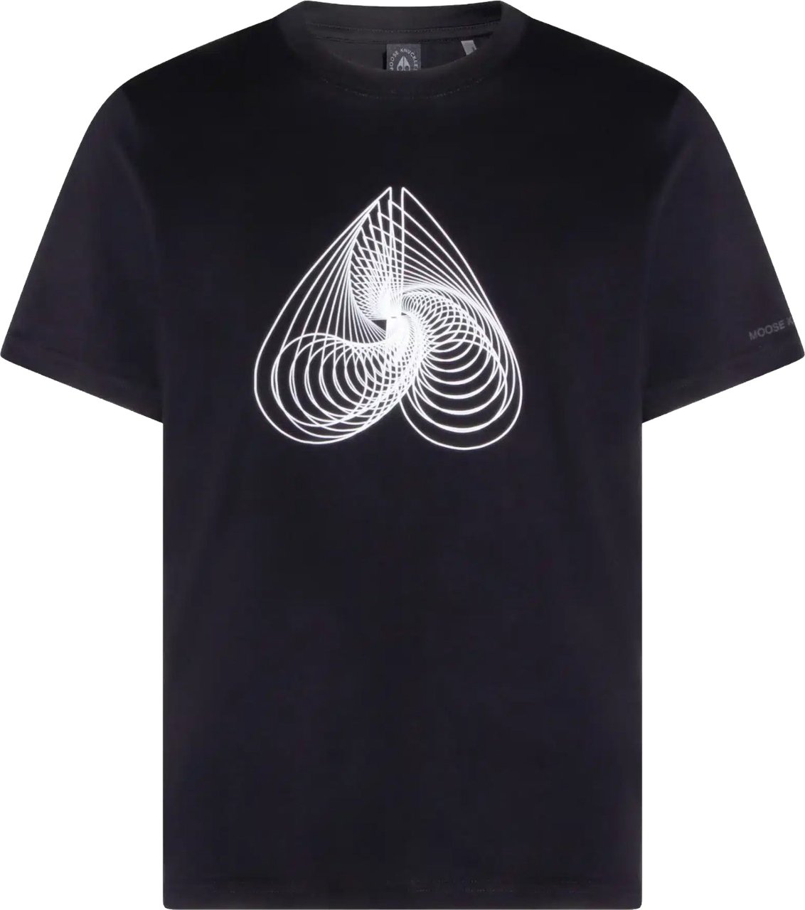 Moose Knuckles Eclipso Tee Black Zwart