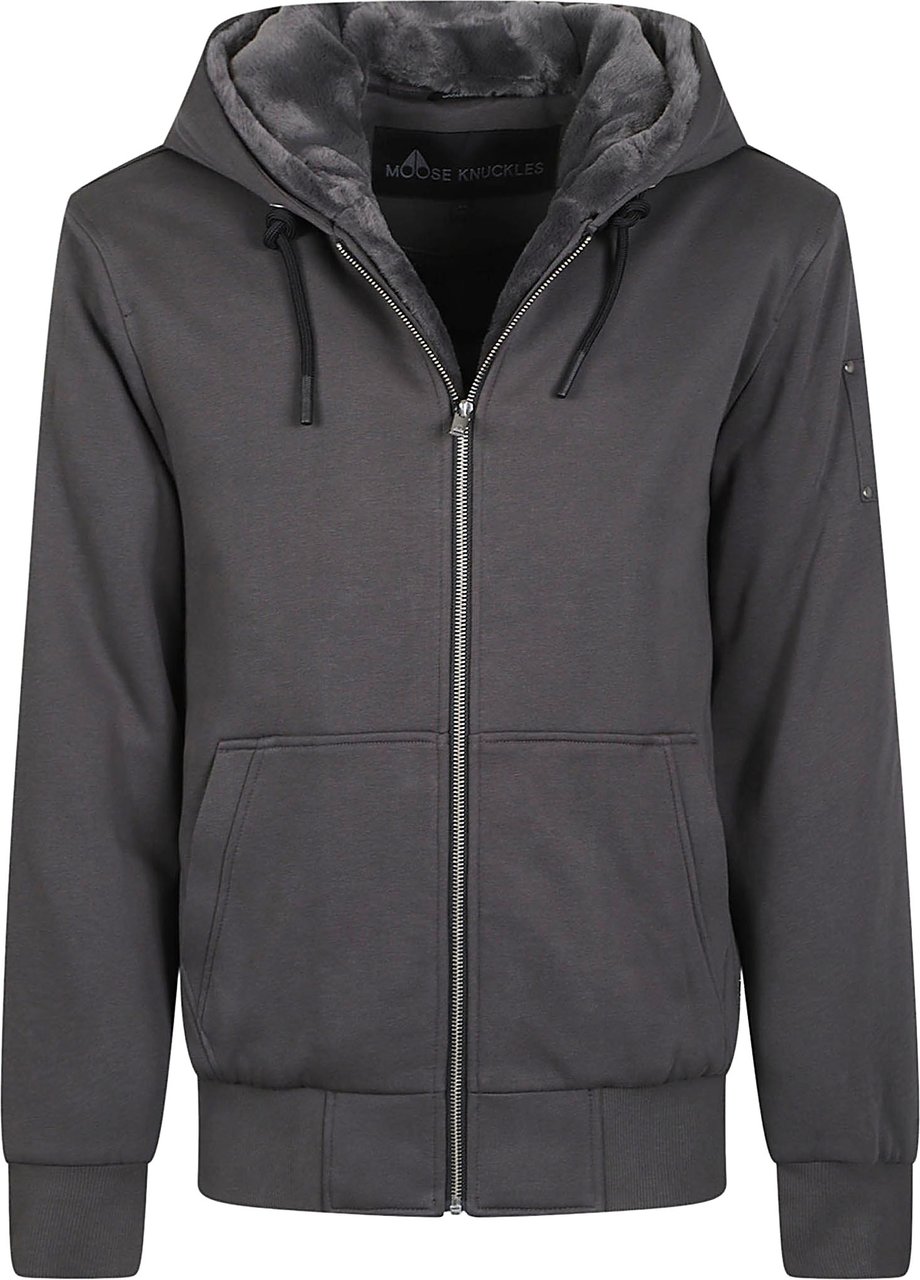 Moose Knuckles Classic Bunny Sweatshirt Grey Grijs