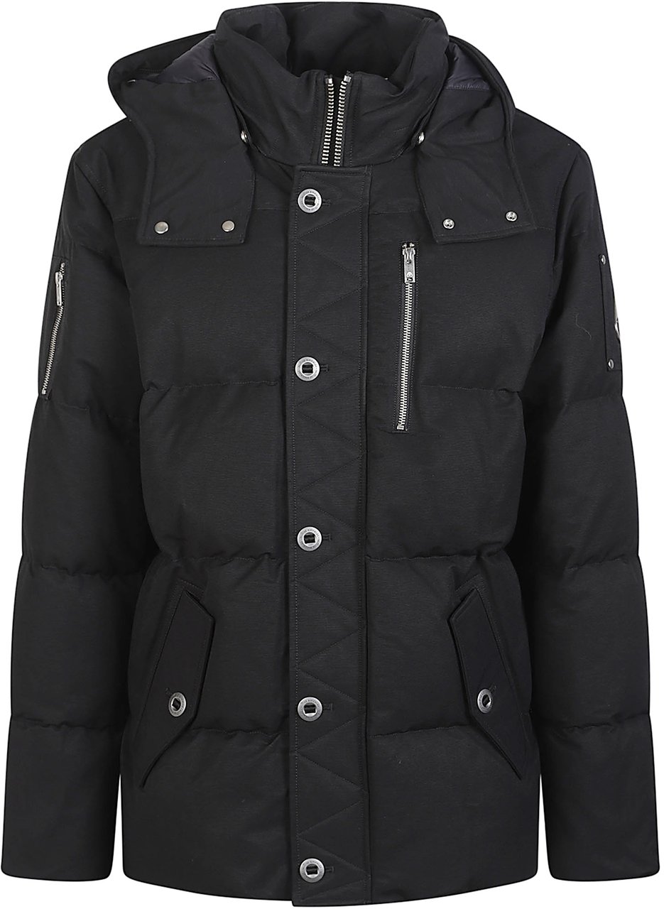 Moose Knuckles Original 3q Down Jacket Black Zwart