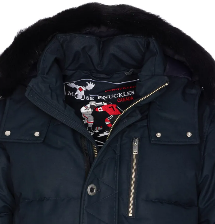Moose Knuckles Jackets Blue Blauw