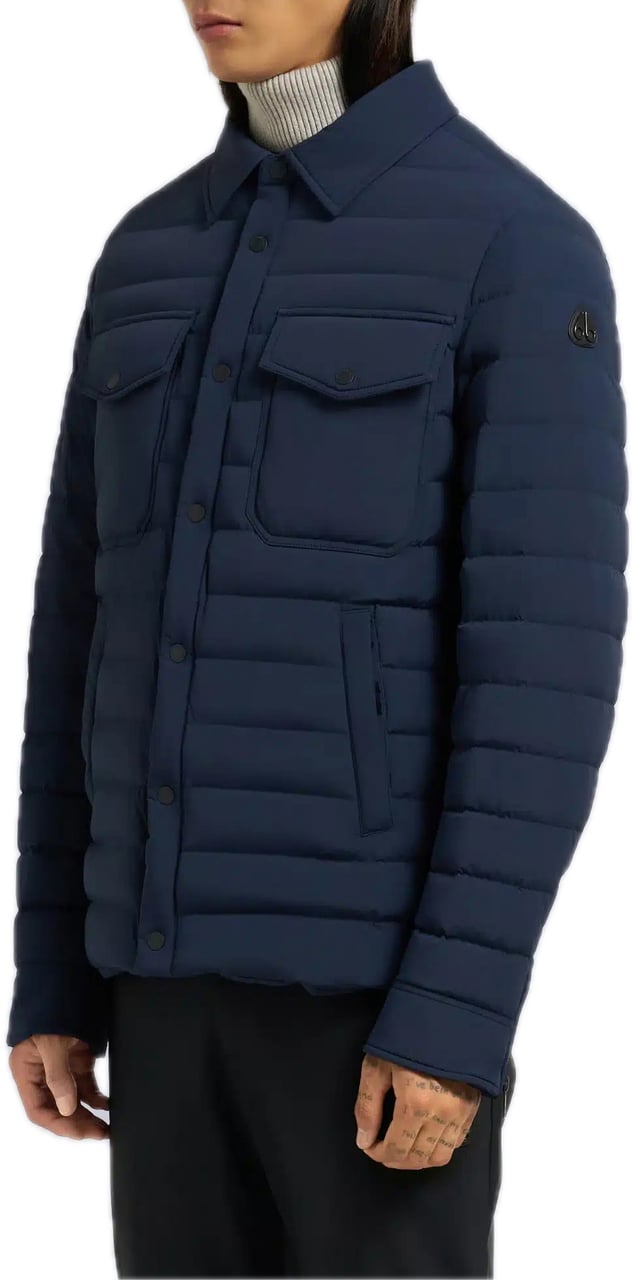 Moose Knuckles Lennox Shirt Jacket Navy Blauw