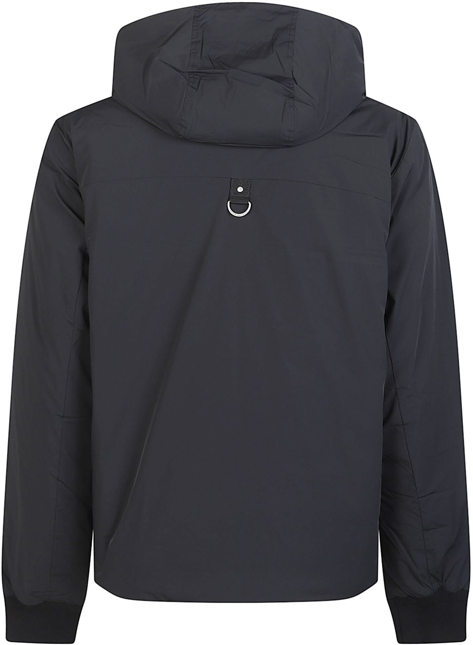 Moose Knuckles Northdale Full Zip Down Jacket Black Zwart