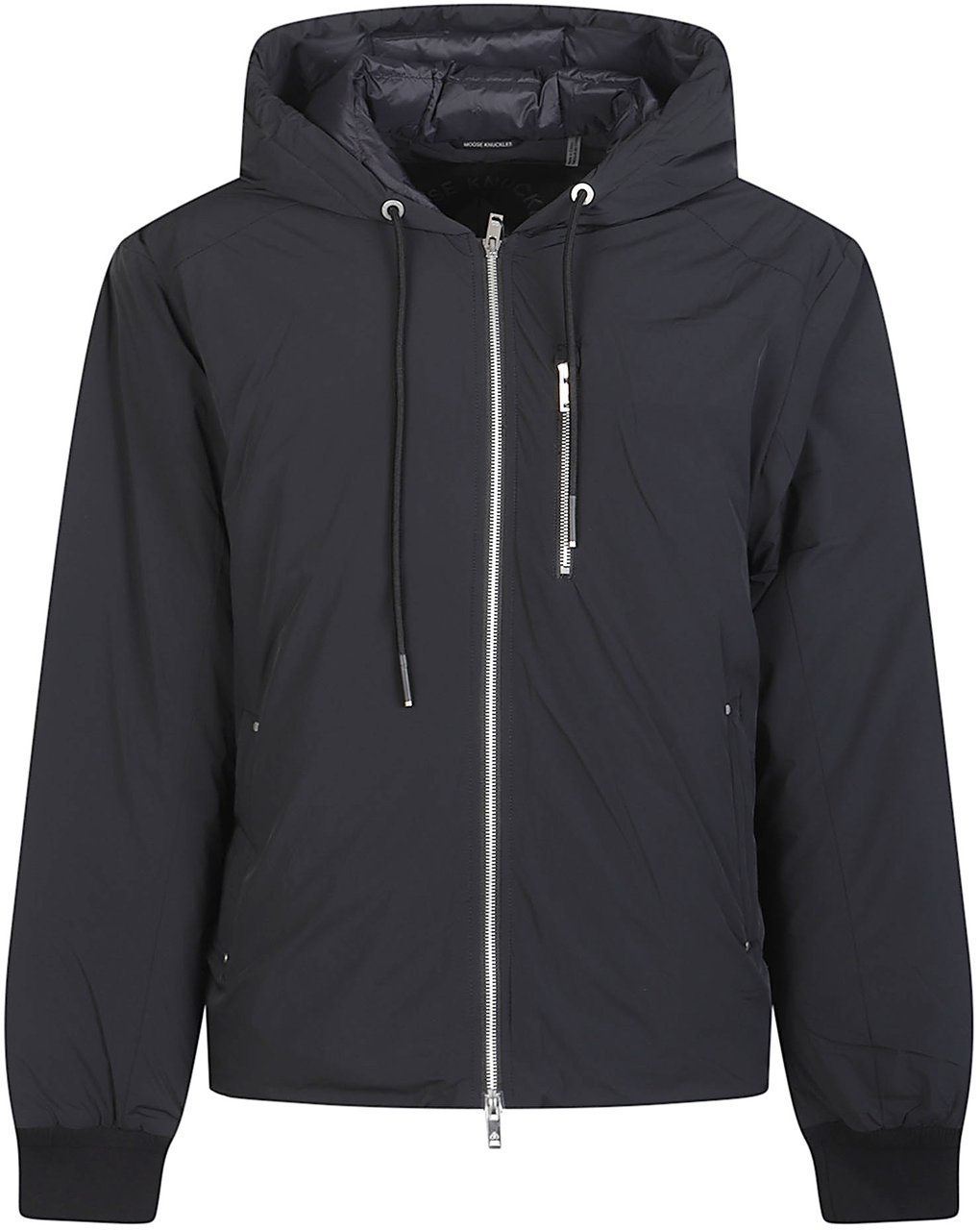 Moose Knuckles Northdale Full Zip Down Jacket Black Zwart