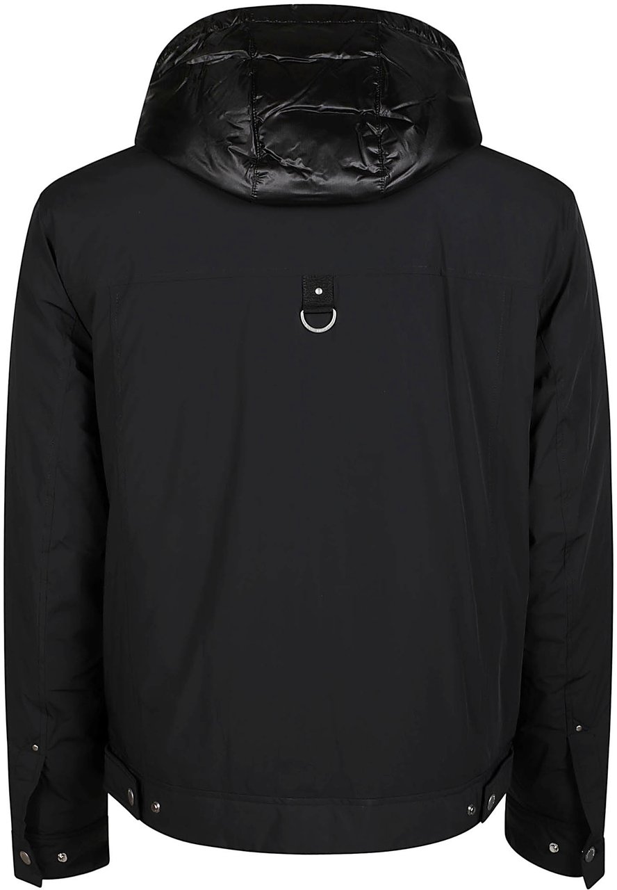Moose Knuckles Brixton Down Trucker Jacket Black Zwart