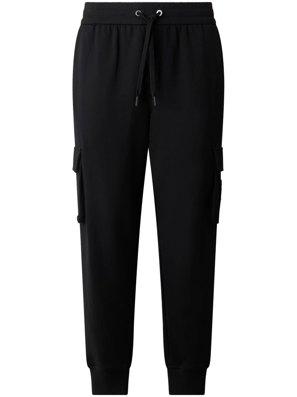 Moose Knuckles Relaxed Black Cargo Jogger Trousers with Adjustable Waistband Zwart