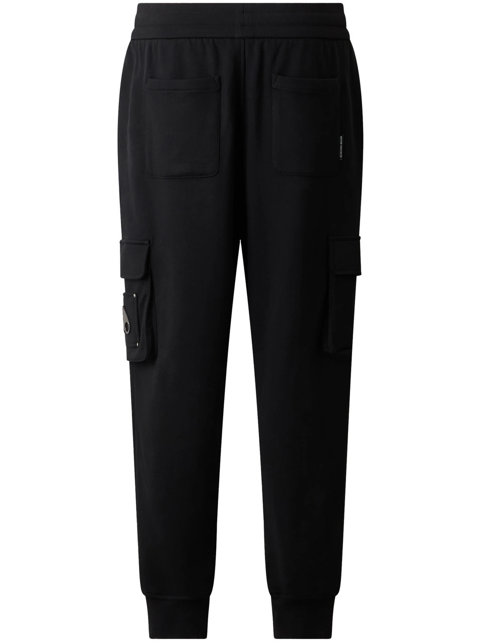 Moose Knuckles Relaxed Black Cargo Jogger Trousers with Adjustable Waistband Zwart