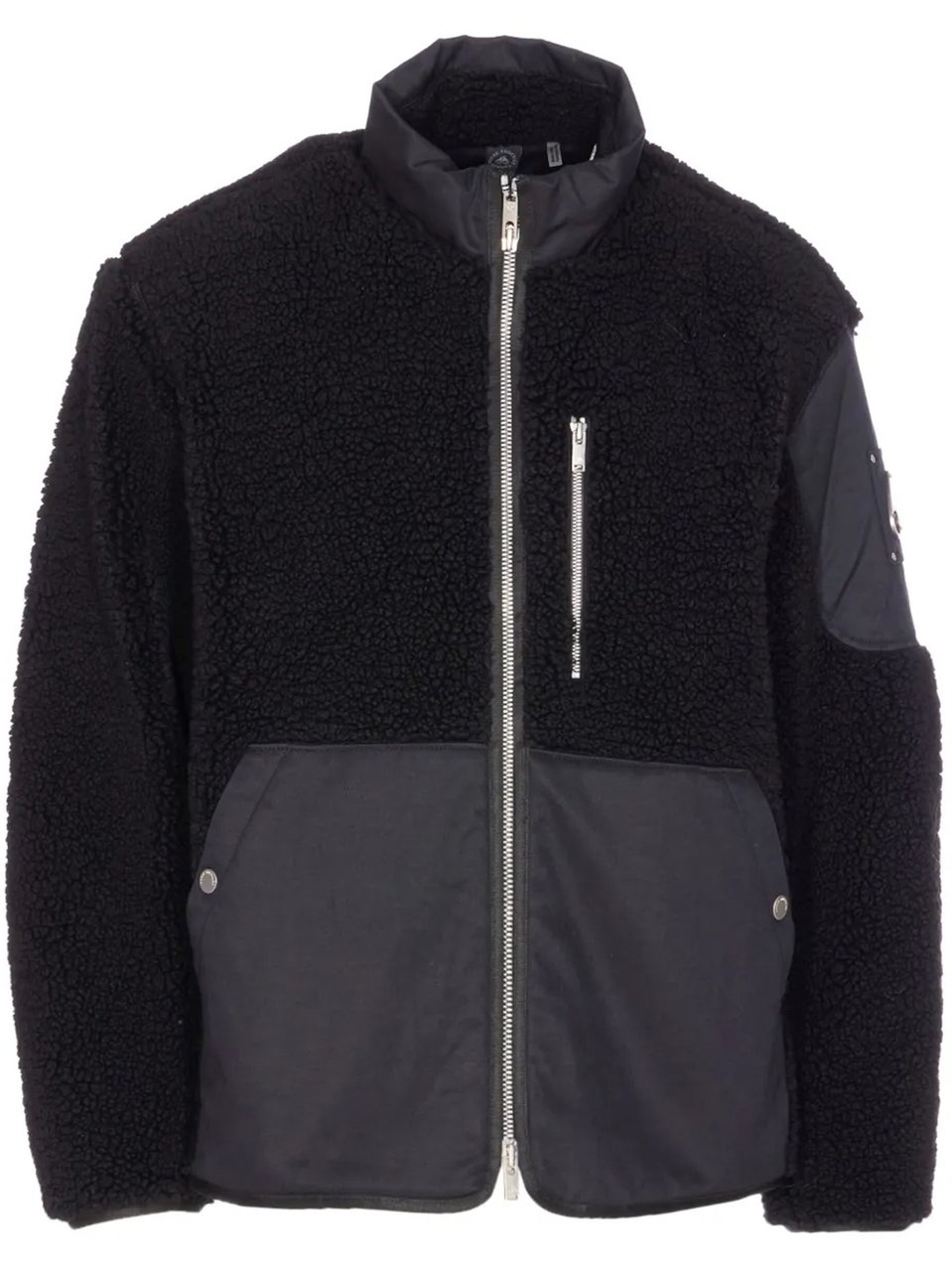 Moose Knuckles Textured Recycled Polyester Moose Knuckles Jacket Zwart